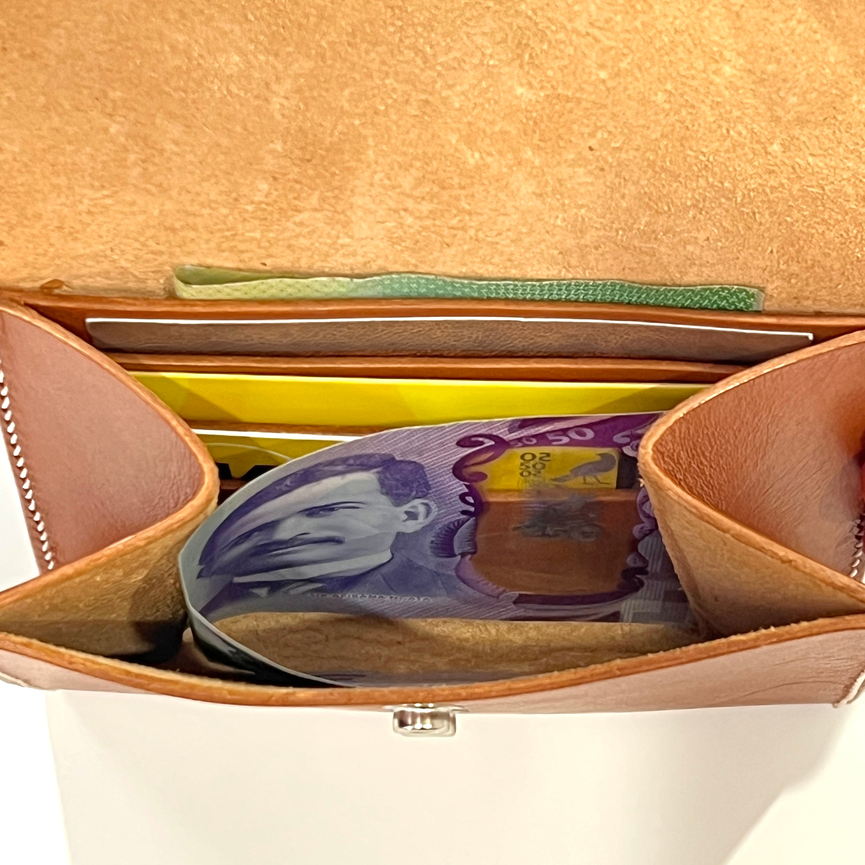 Minimalist Simple Genuine Leather Wallet / Purse