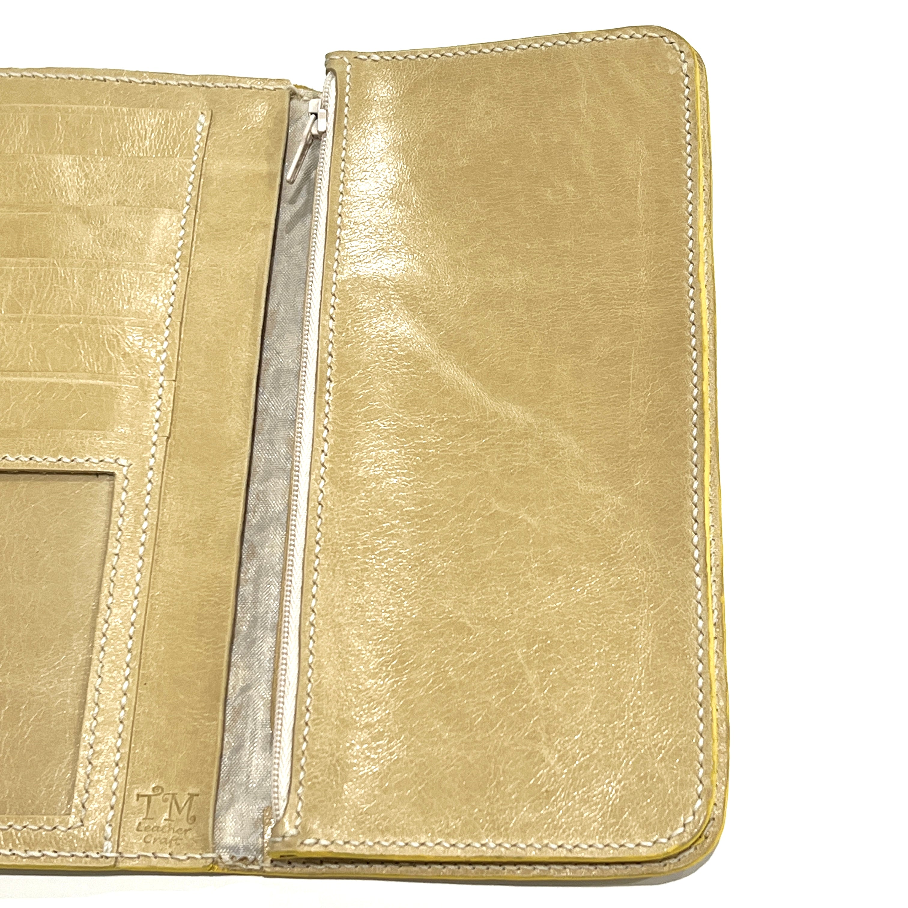 Minimalist Simple Genuine Leather Long Wallet / Purse