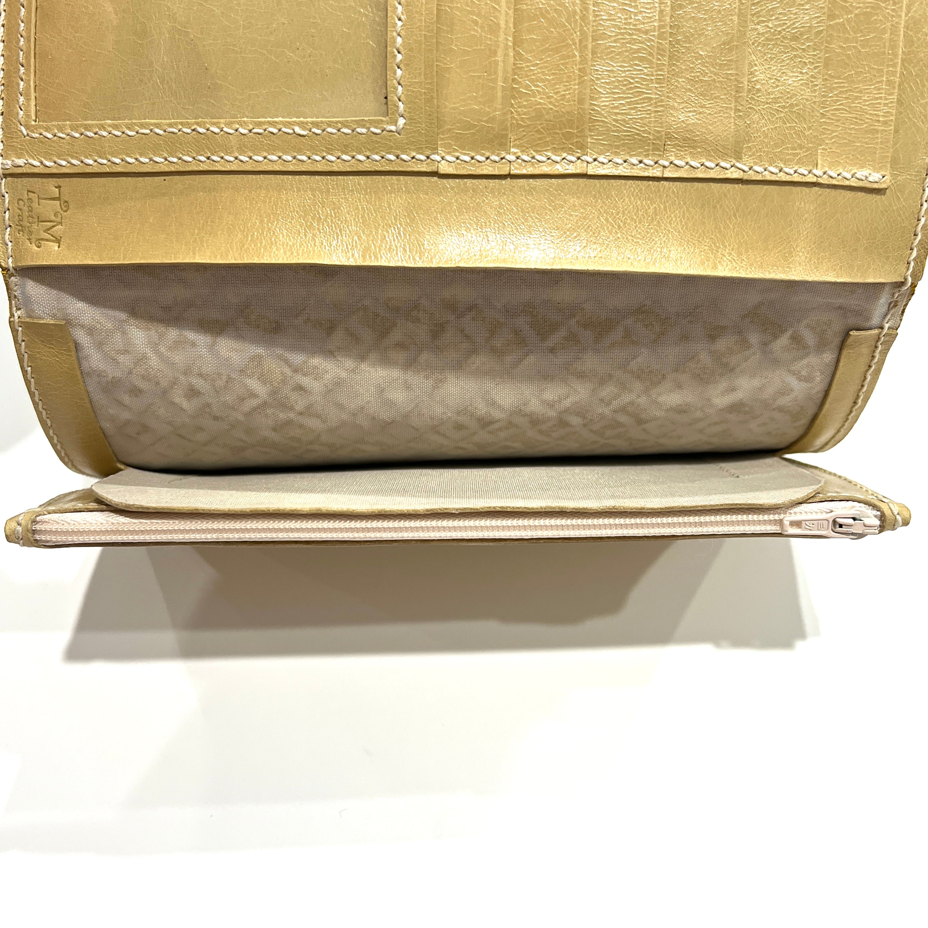 Minimalist Simple Genuine Leather Long Wallet / Purse