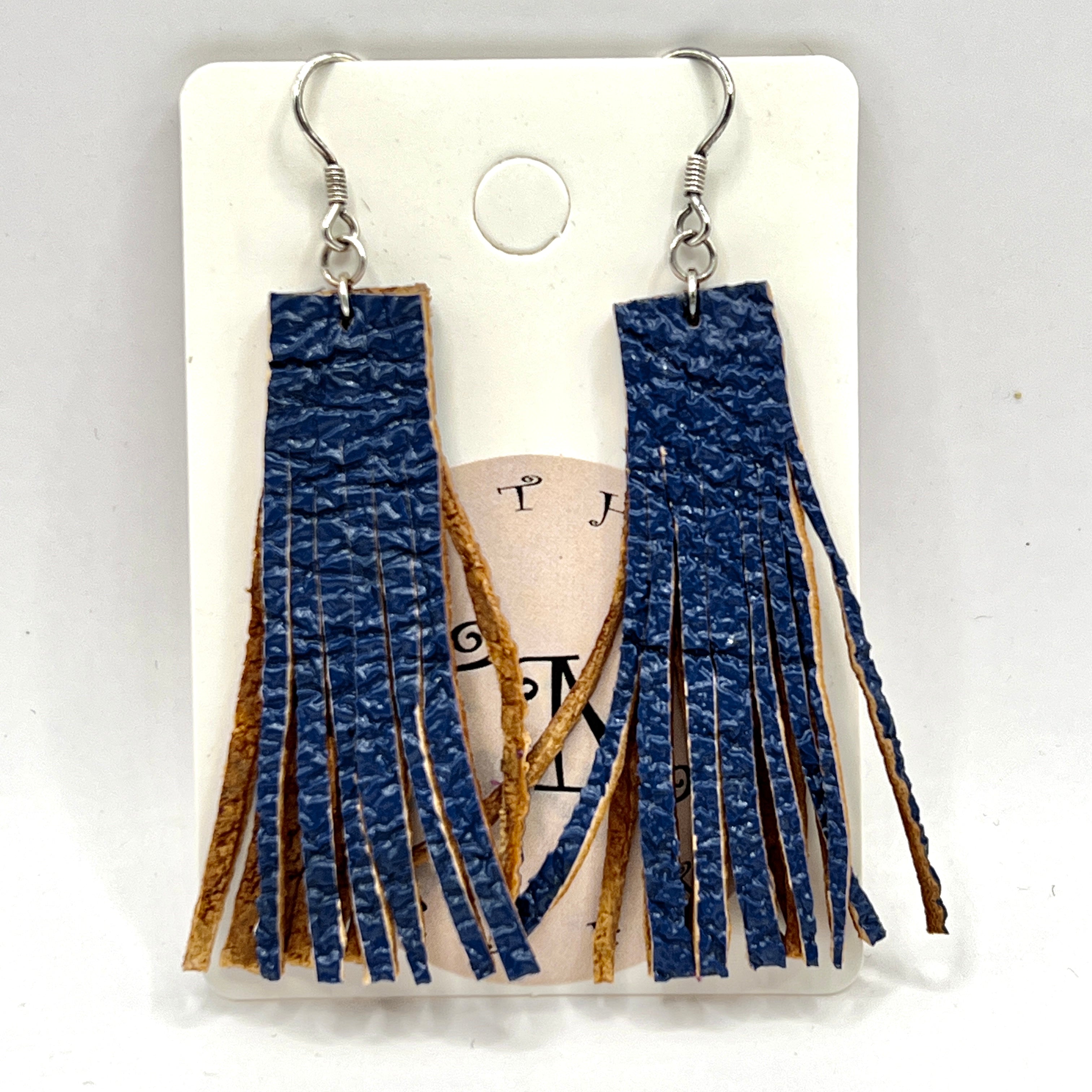 Minimalist Simple Genuine Leather Earrings 01