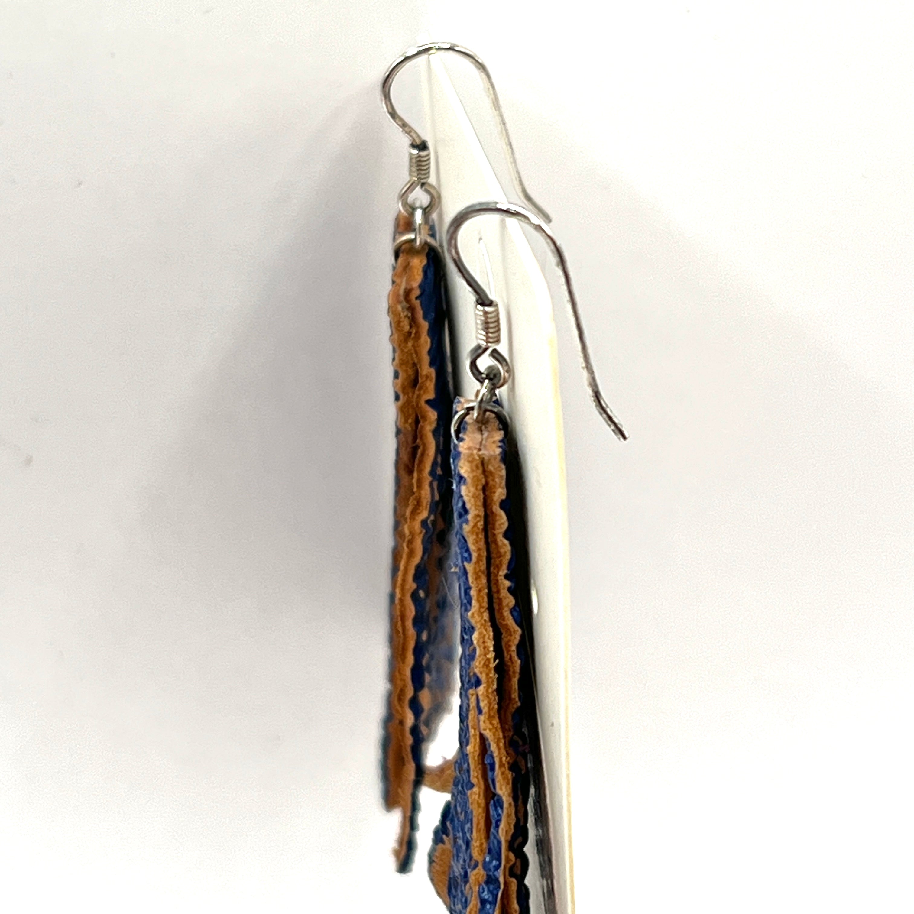 Minimalist Simple Genuine Leather Earrings 01