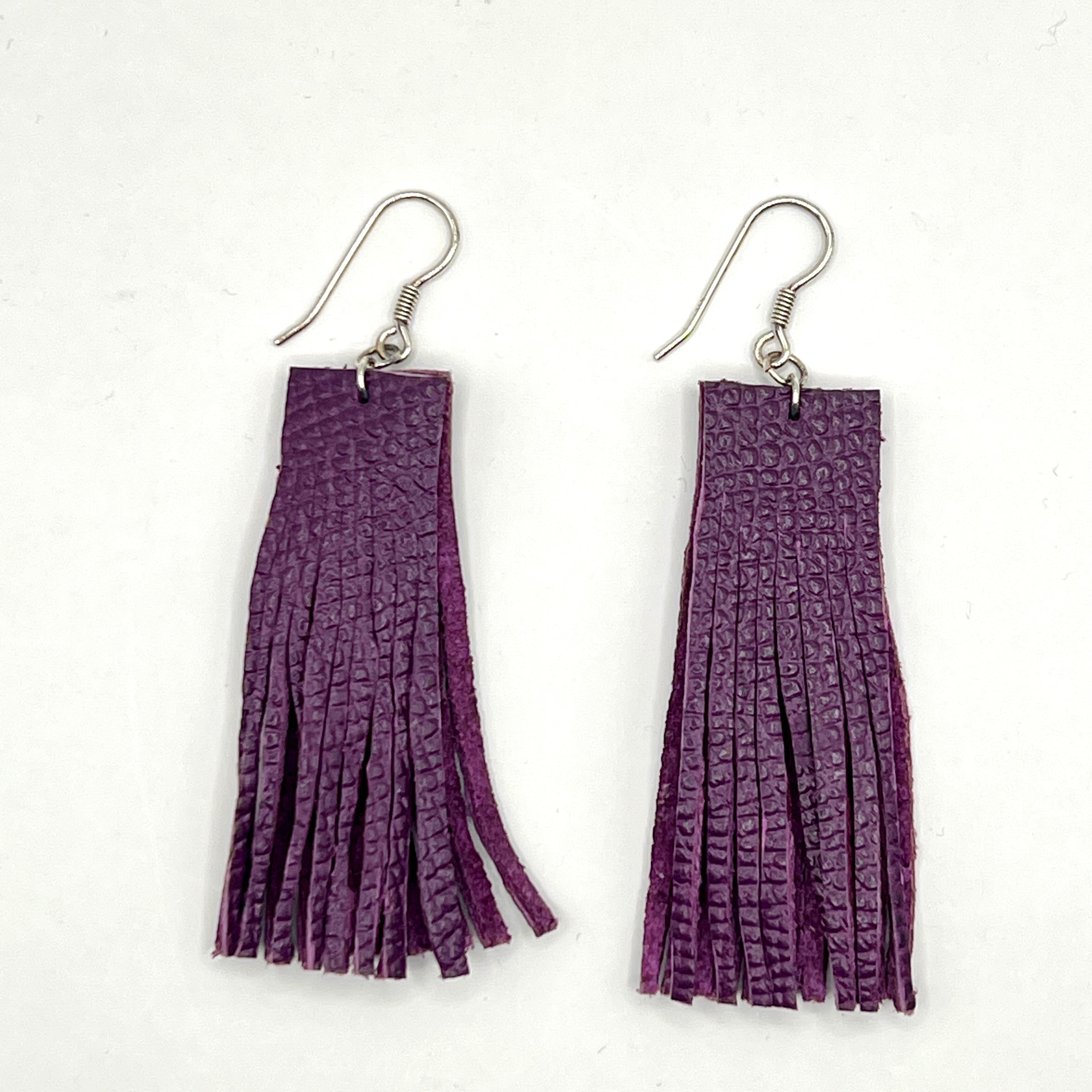 Minimalist Simple Genuine Leather Earrings 01
