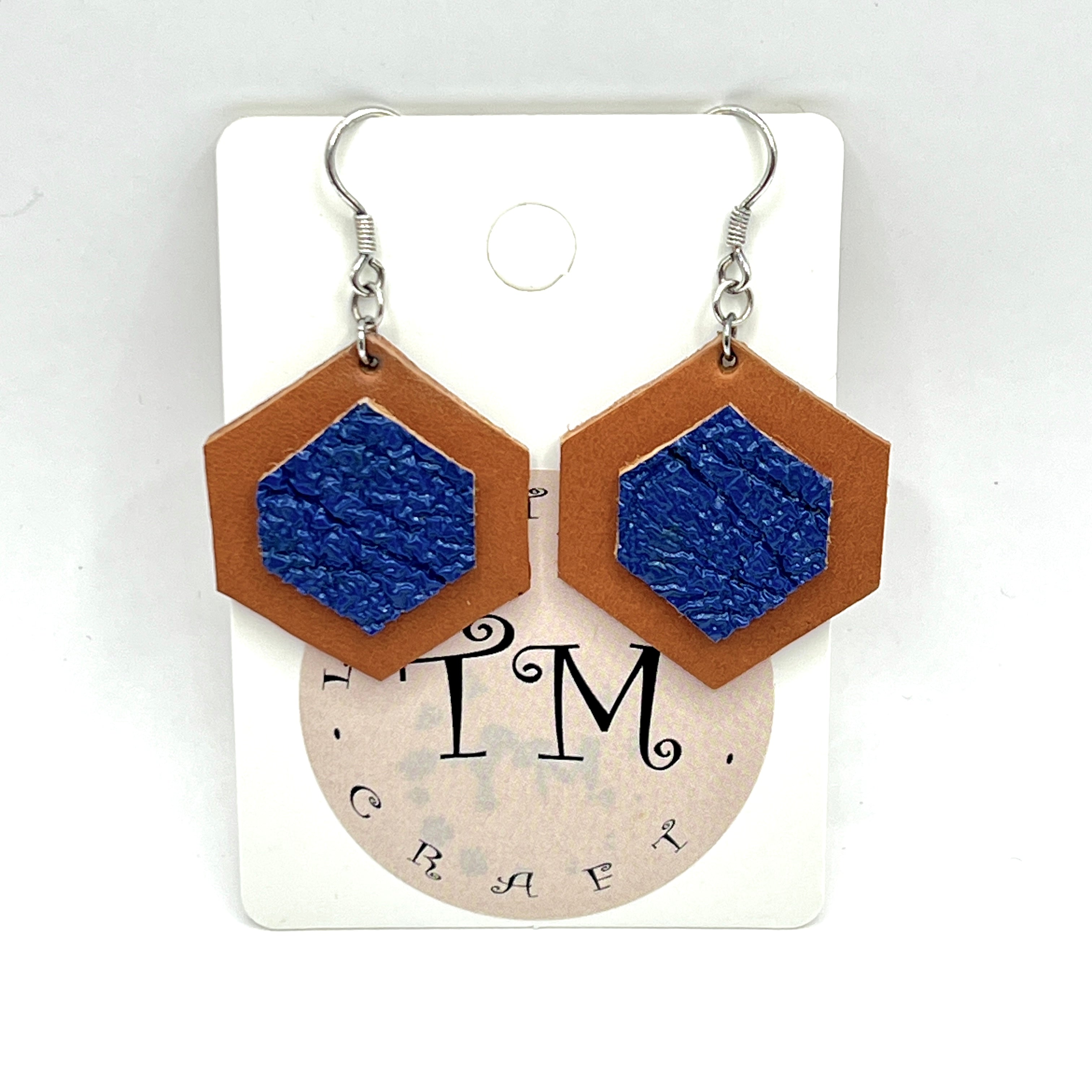 custom, personalised, handmade, handcrafted, leather, earrings, leather earrings, sterling silver, NZ, New Zealand