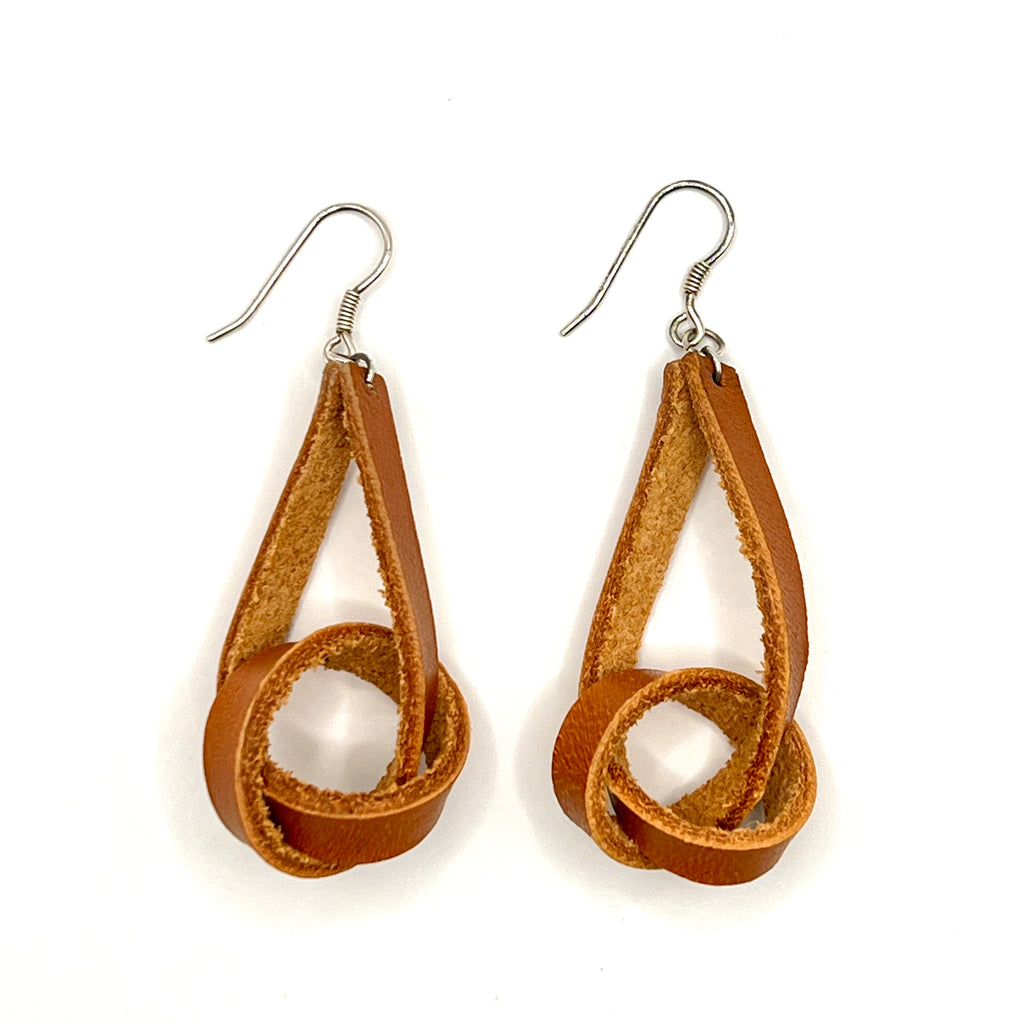 custom, personalised, handmade, handcrafted, leather, earrings, leather earrings, sterling silver, NZ, New Zealand