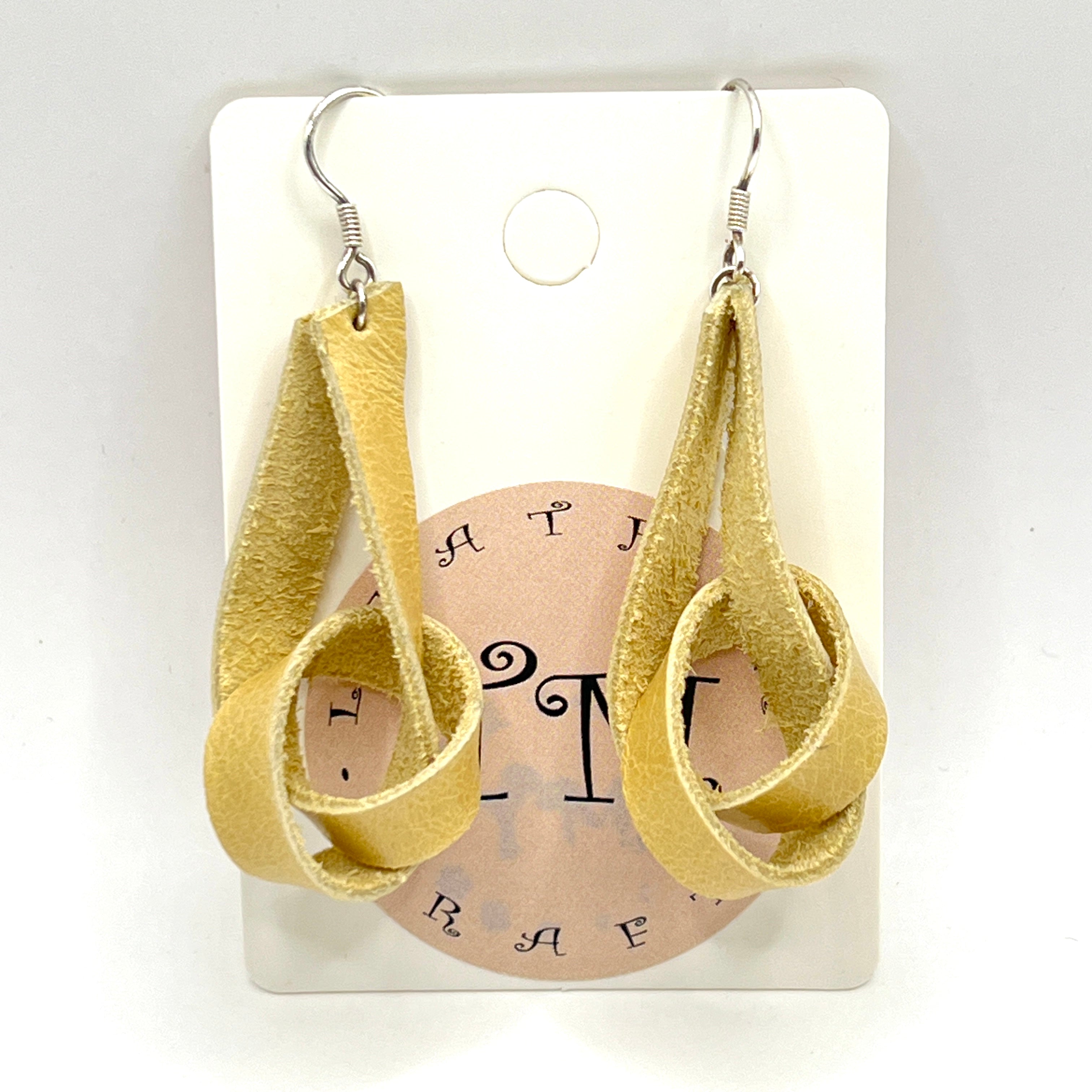 custom, personalised, handmade, handcrafted, leather, earrings, leather earrings, sterling silver, NZ, New Zealand