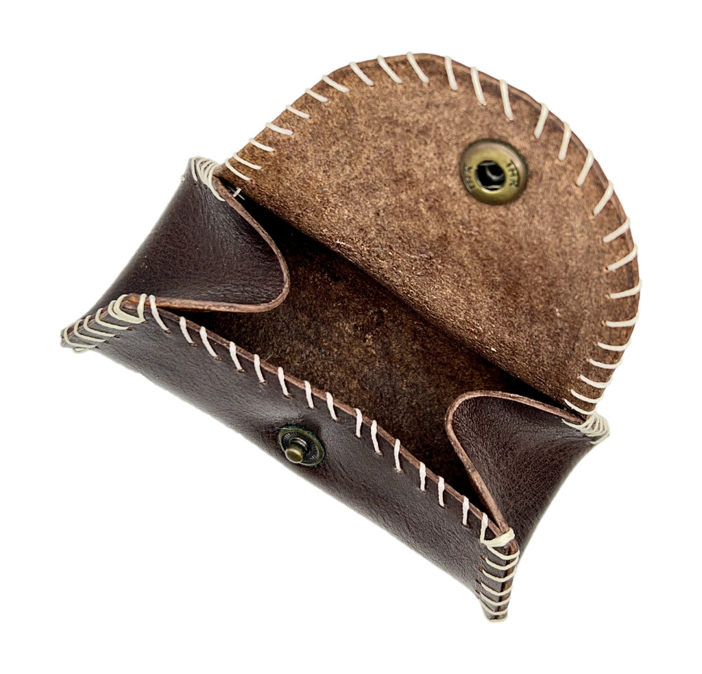 Minimalist Simple Genuine Leather Coin Pouch