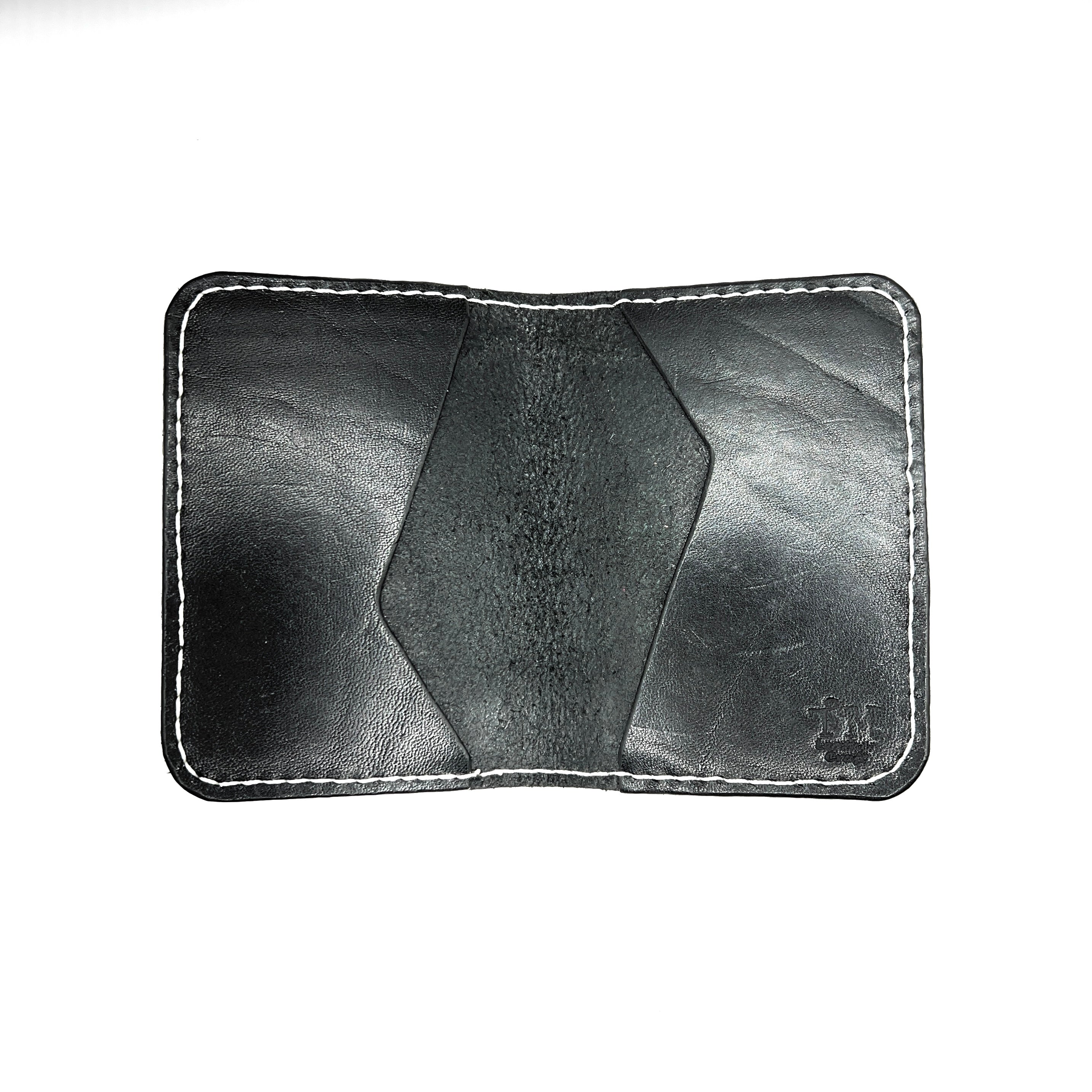 Minimalist Simple Genuine Leather Cardholder (Black)