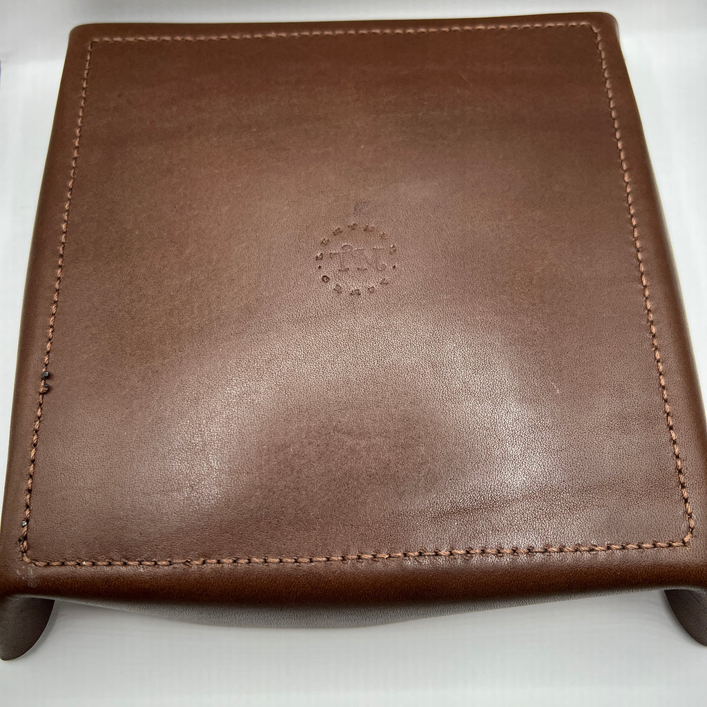 Carved Genuine Leather Tray