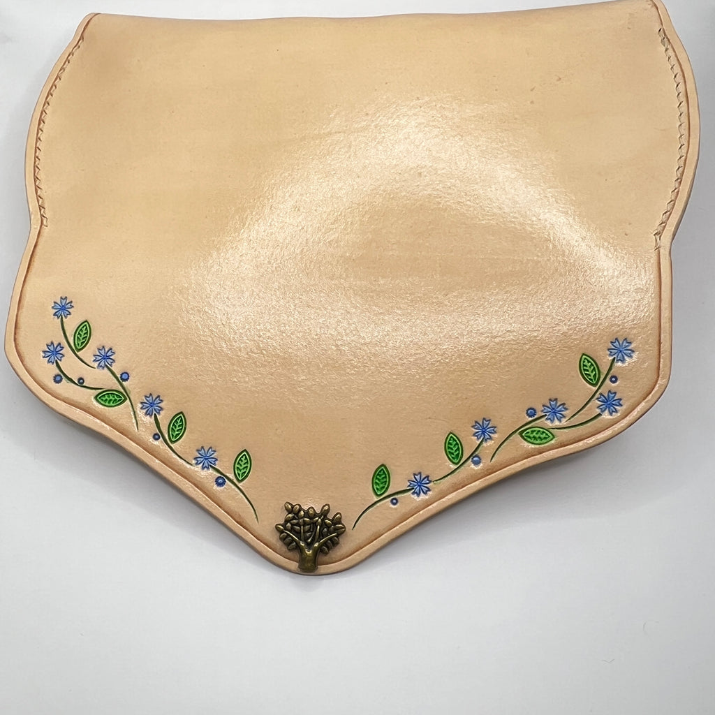 Carved Genuine Leather Glasses Case 03