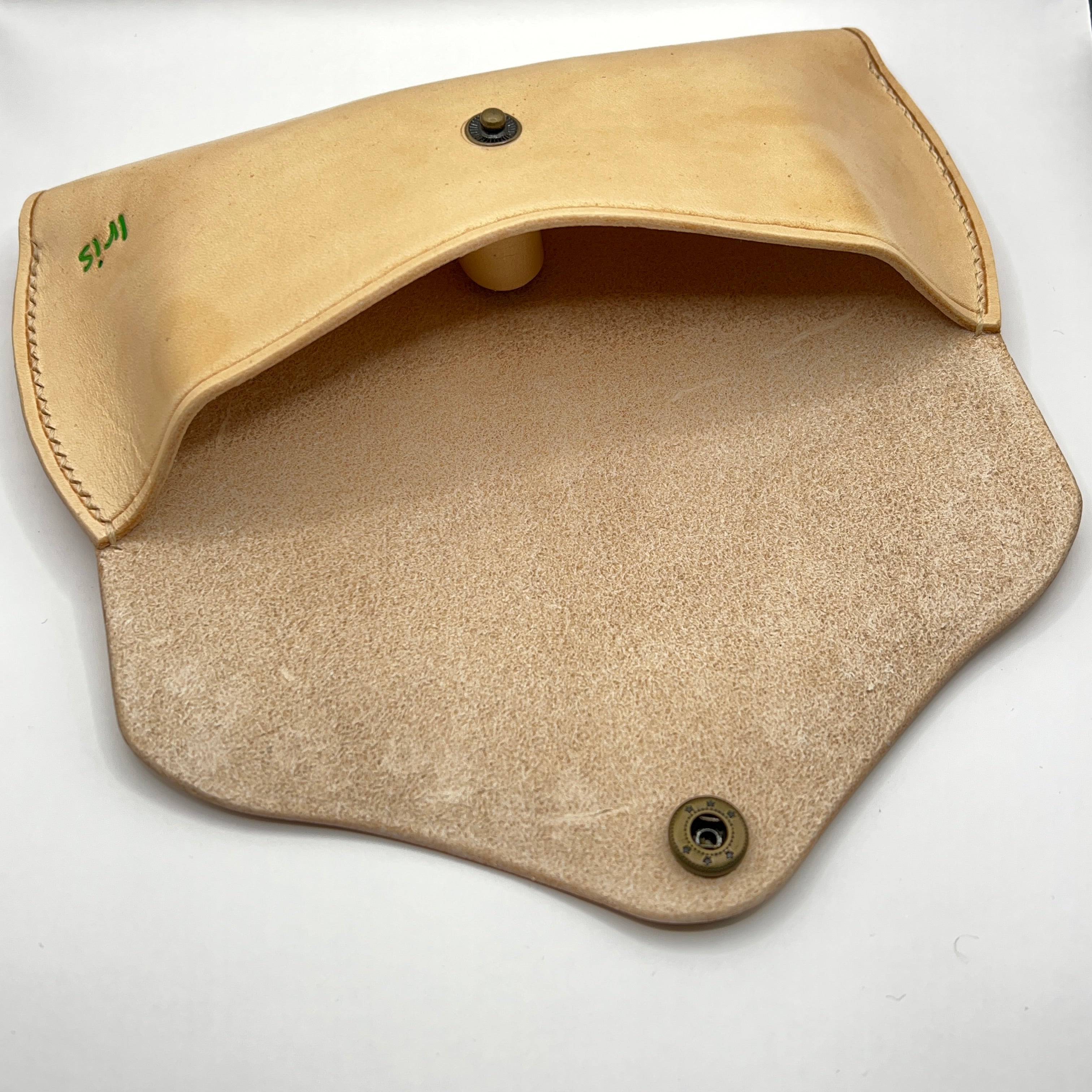Carved Genuine Leather Glasses Case 03