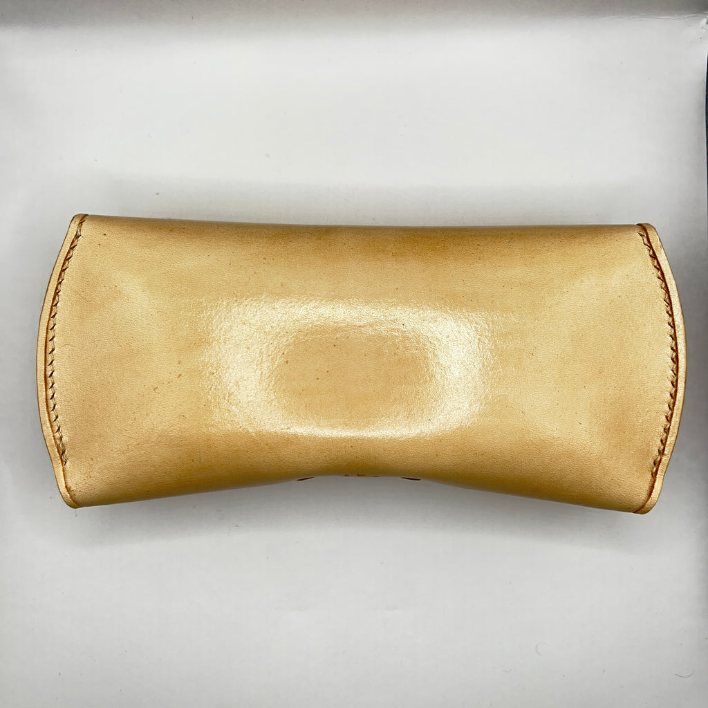 Carved Genuine Leather Glasses Case 03