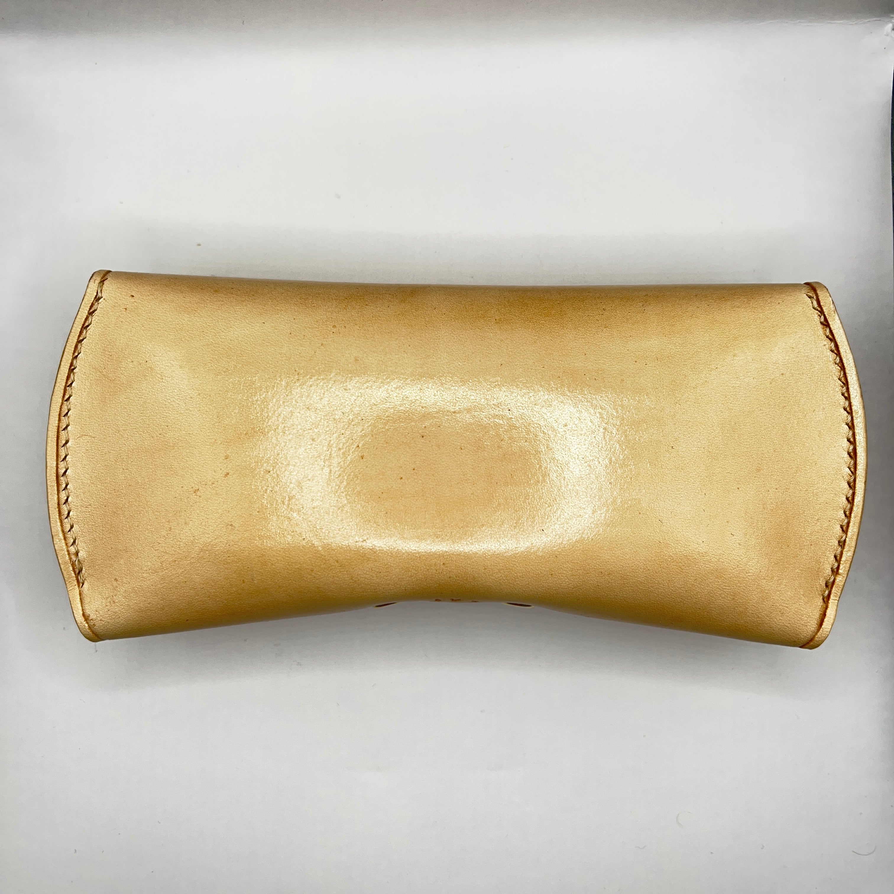 Carved Genuine Leather Glasses Case 03