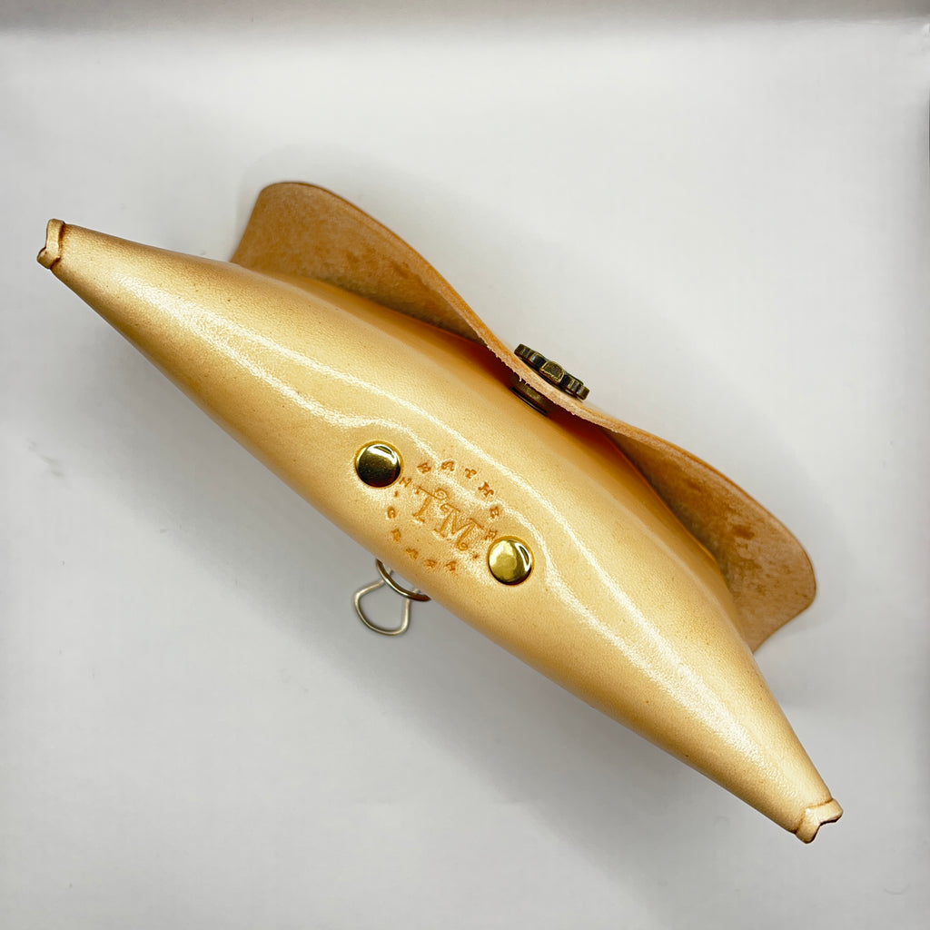 Carved Genuine Leather Glasses Case 03