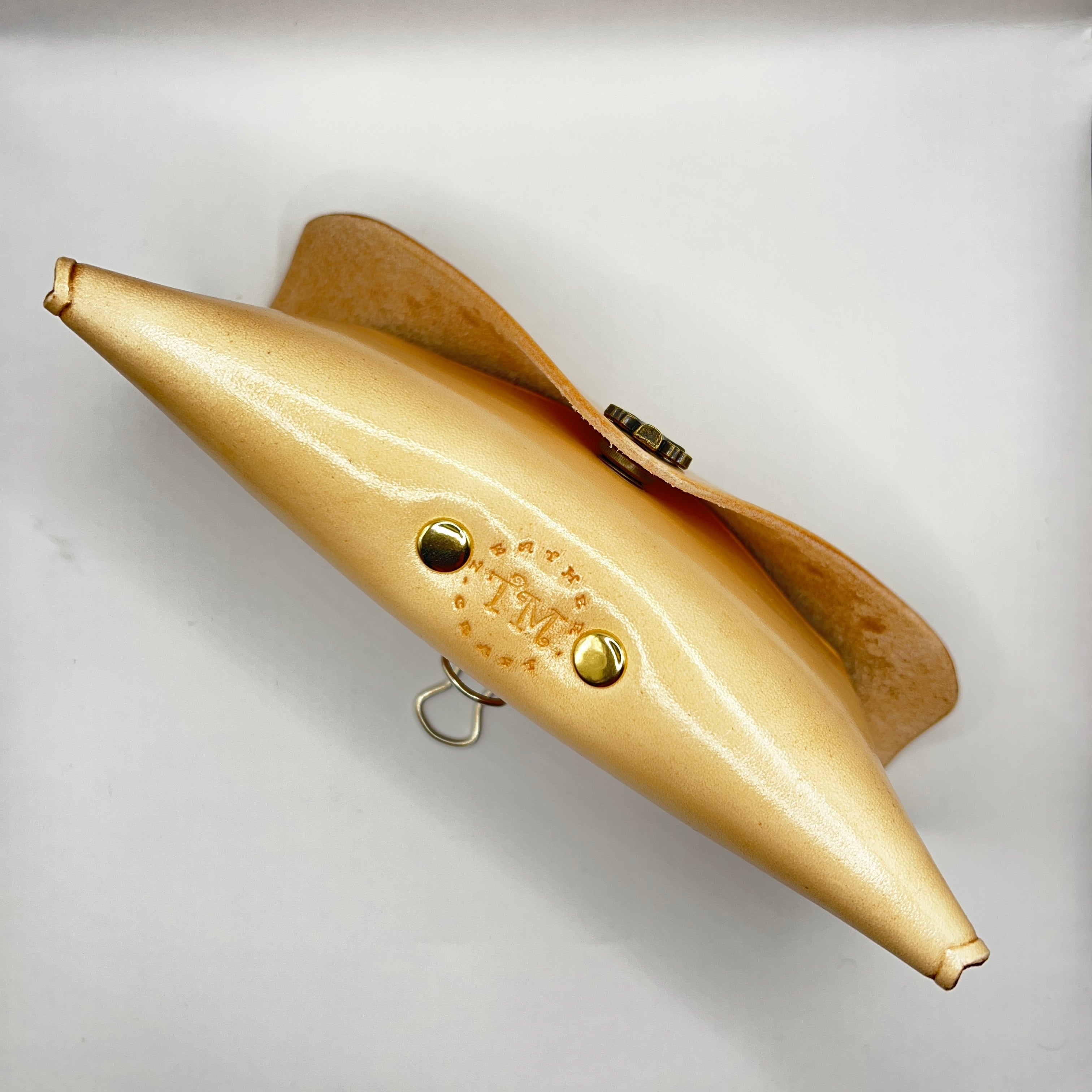 Carved Genuine Leather Glasses Case 03