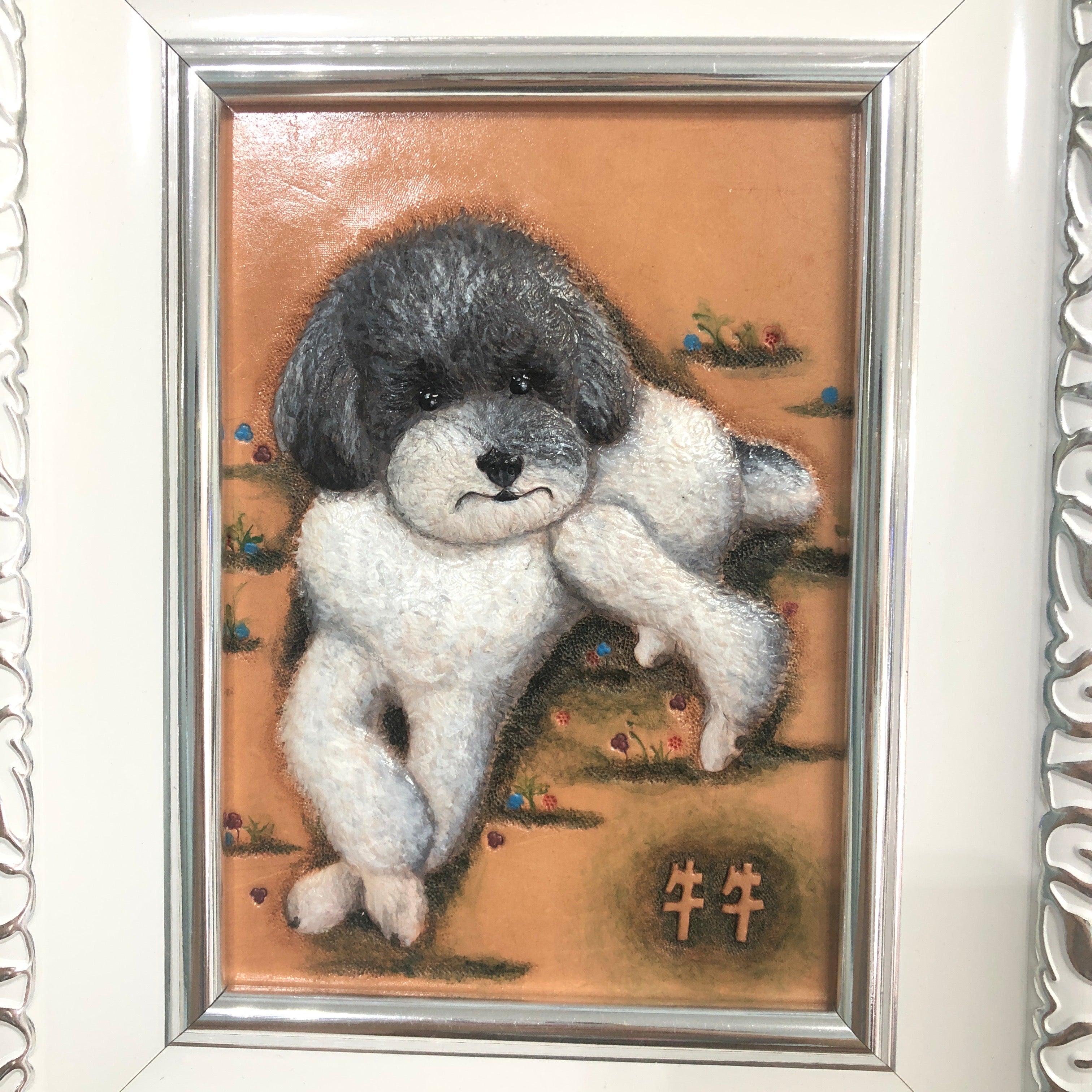 Carved Genuine Leather Pet Portraits