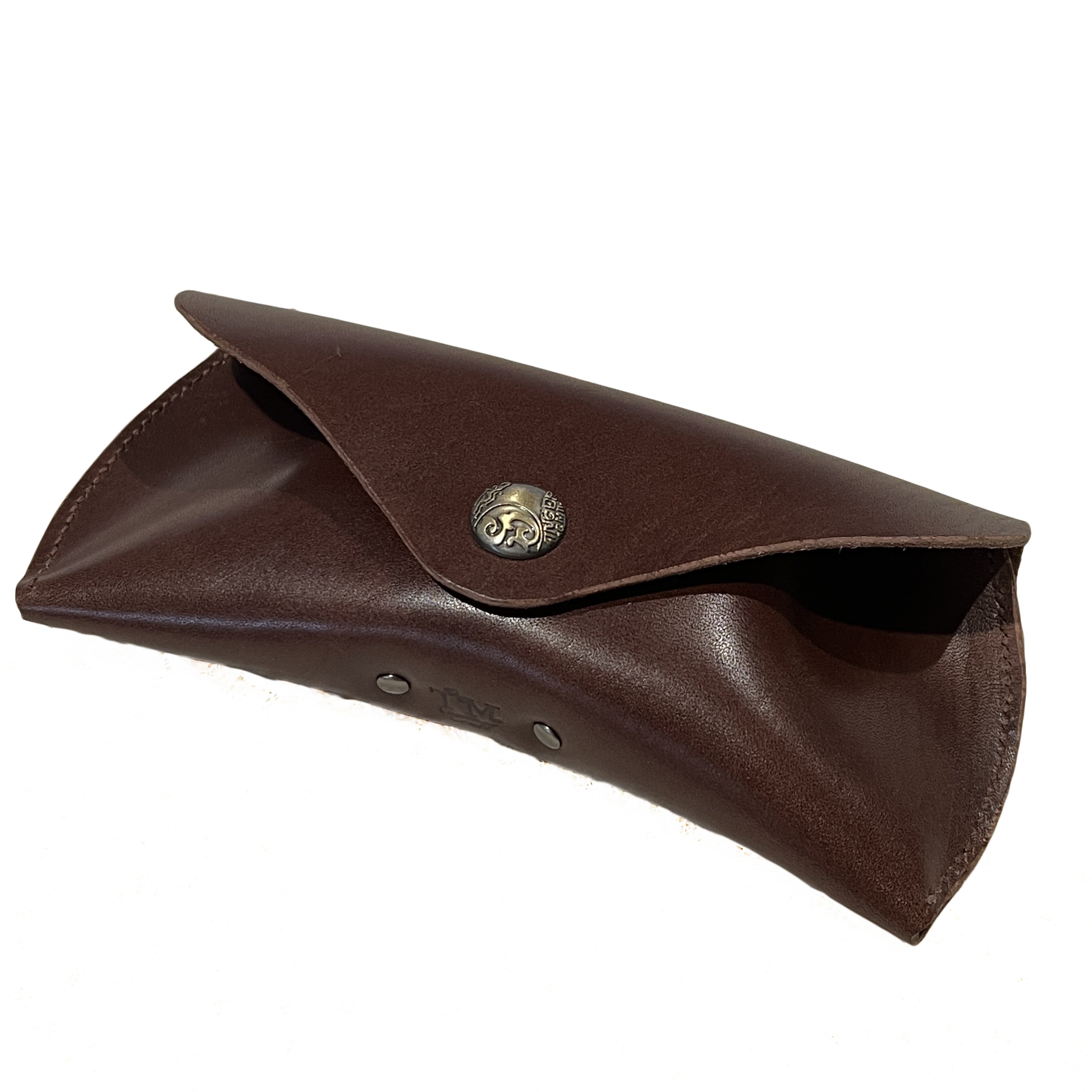 Minimalist Simple Genuine Leather Glasses Case
