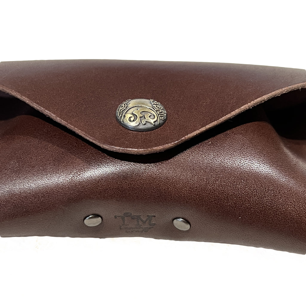 Minimalist Simple Genuine Leather Glasses Case