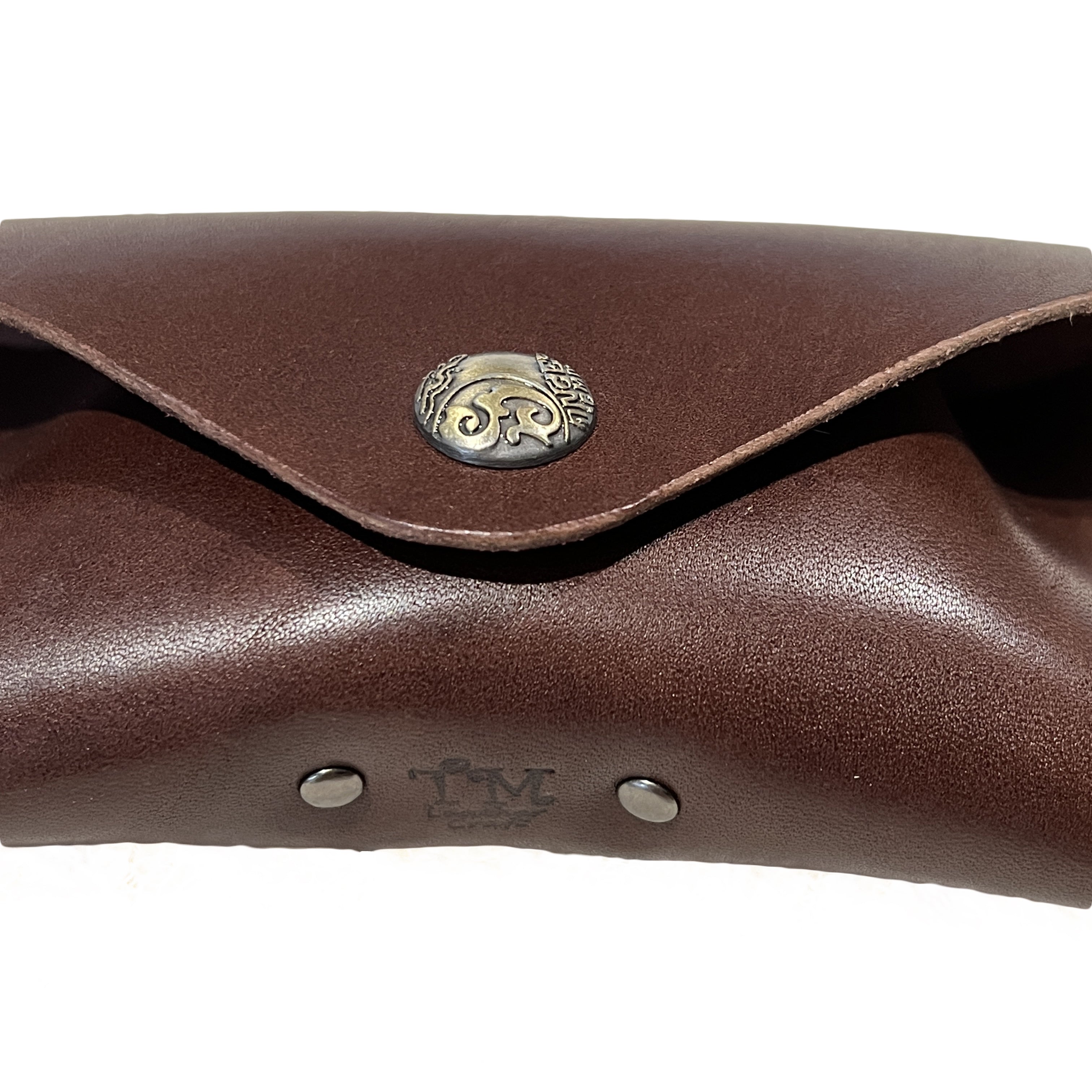 Minimalist Simple Genuine Leather Glasses Case