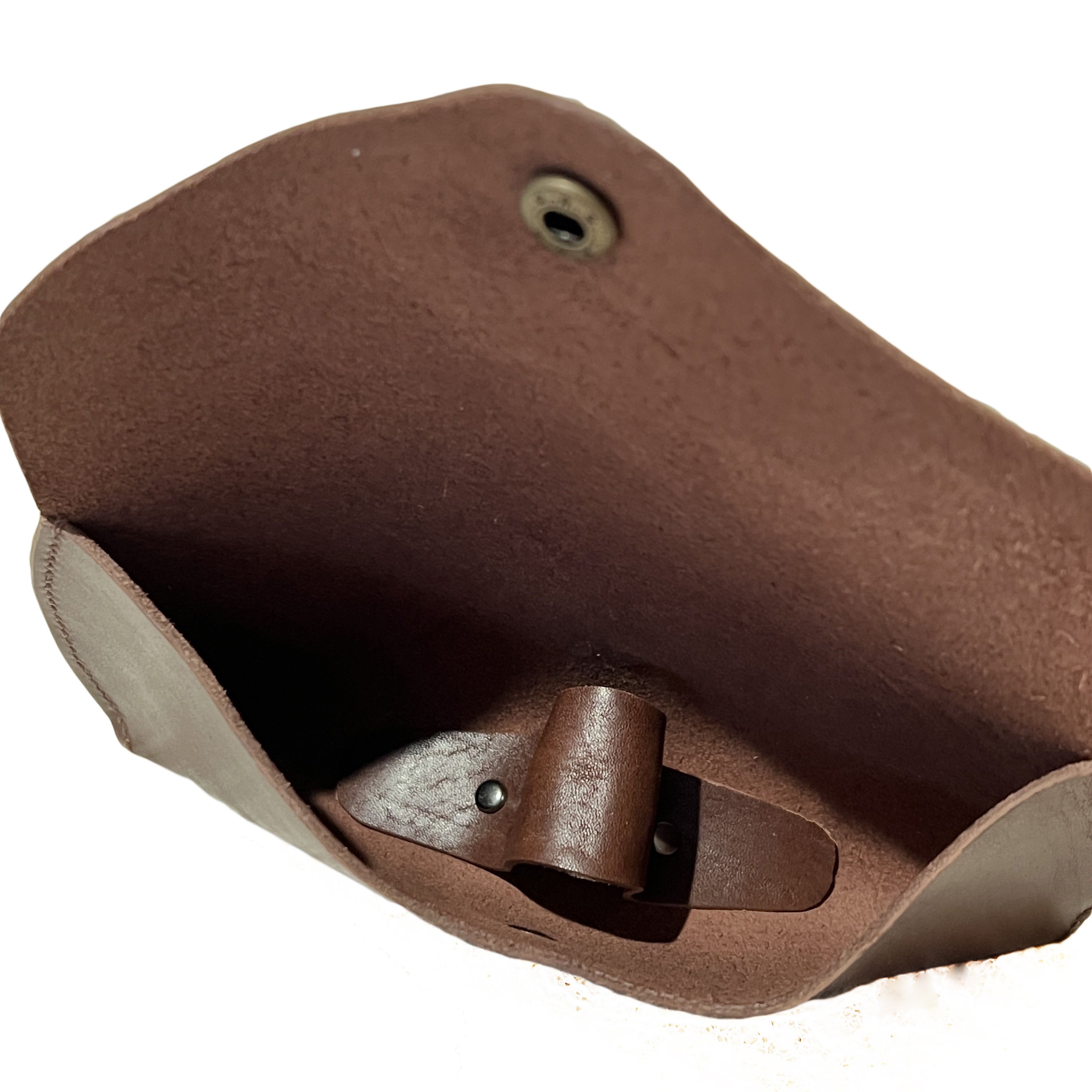 Minimalist Simple Genuine Leather Glasses Case